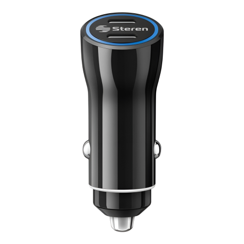 20W CARGADOR USB C DOBLE PD PARA AUTO ELI-876