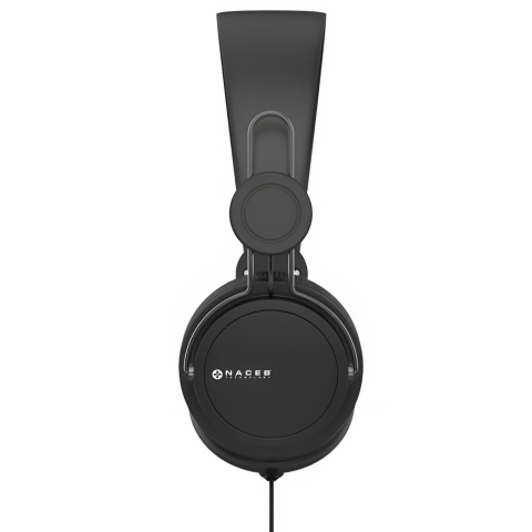 AUDIFONO DIADEMA ALAMBRICO NACEB AIR NEGRO C/MICROF 3.5MM