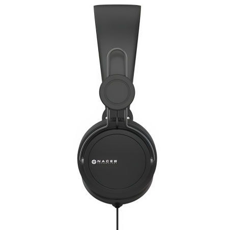AUDIFONO DIADEMA ALAMBRICO NACEB AIR NEGRO C/MICROF 3.5MM