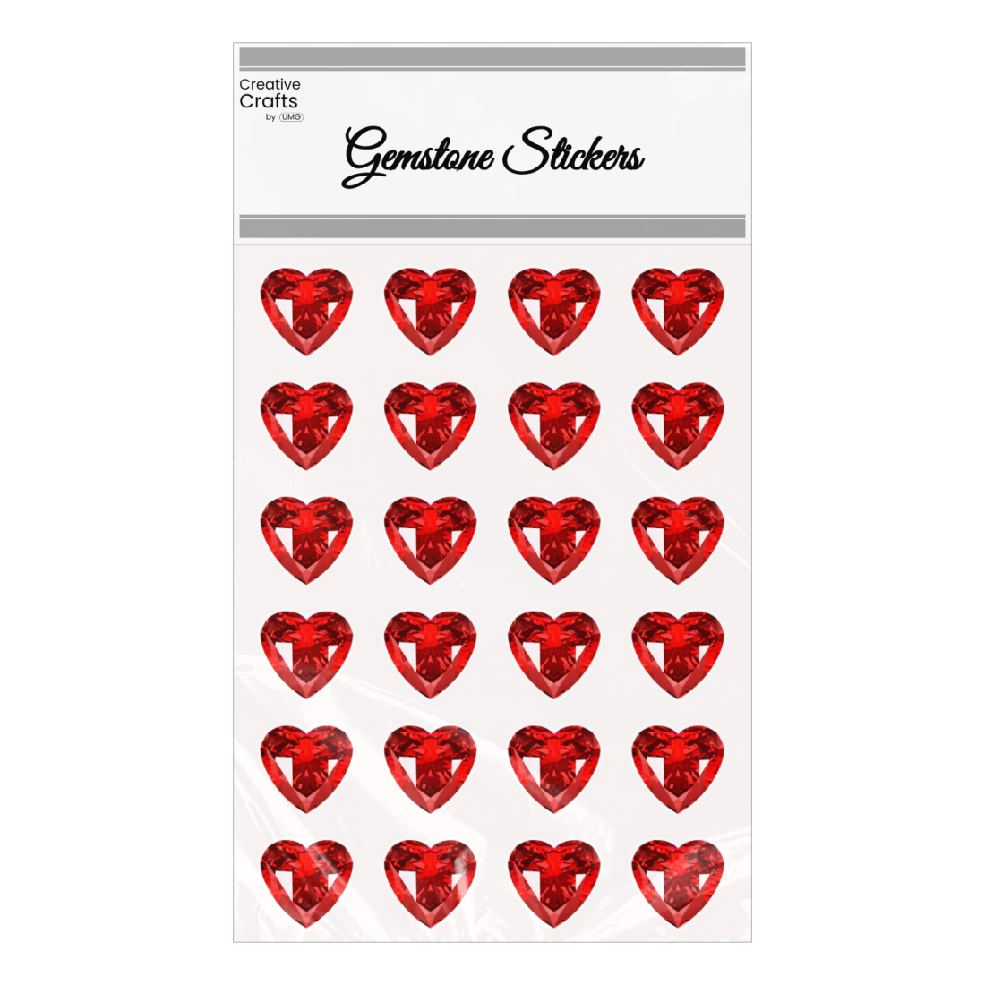 ACCES TIRA PEGATINAS UMG SH-55103 GEMA CORAZON ROJO 159323