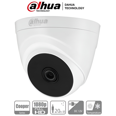 CAMARA DAHUA DOMO 5MPX LENTE 2.8MM C/MICROFONO