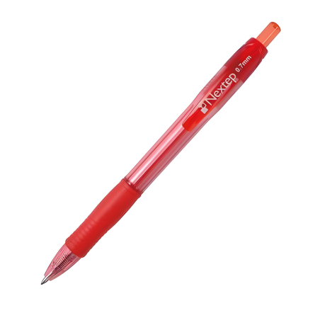 BOLIGRAFO NEXTEP GEL RETRACTIL MEDIANO 0.7MM ROJO NE-062R