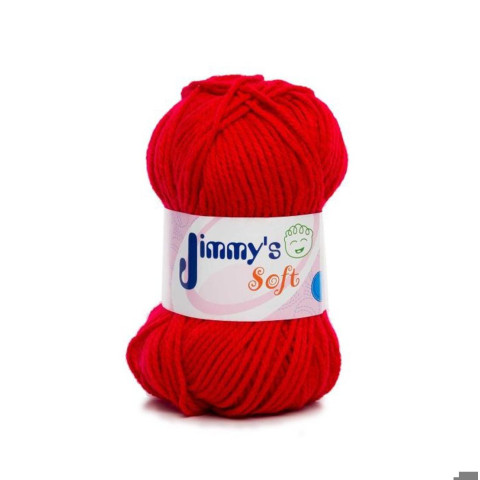 ESTAMBRE SOFT LISO JIMMY´S COL. 1806 ROJO 50GR 153577