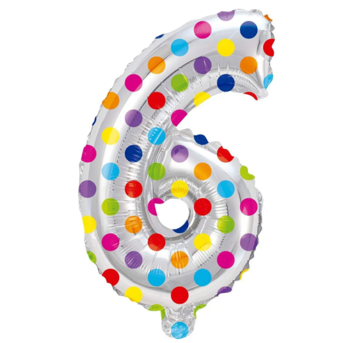 GLOBO NUMERO CON PUNTOS 41CM 1PZ 8432-6 FM
